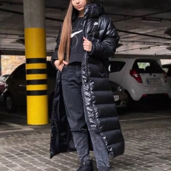 NWT NIKE WOMEN’S SPORTSWEAR THERMA-FIT CITY SERIES PUFFER DOWN PARKA COAT JACKET - Picture 1 of 16